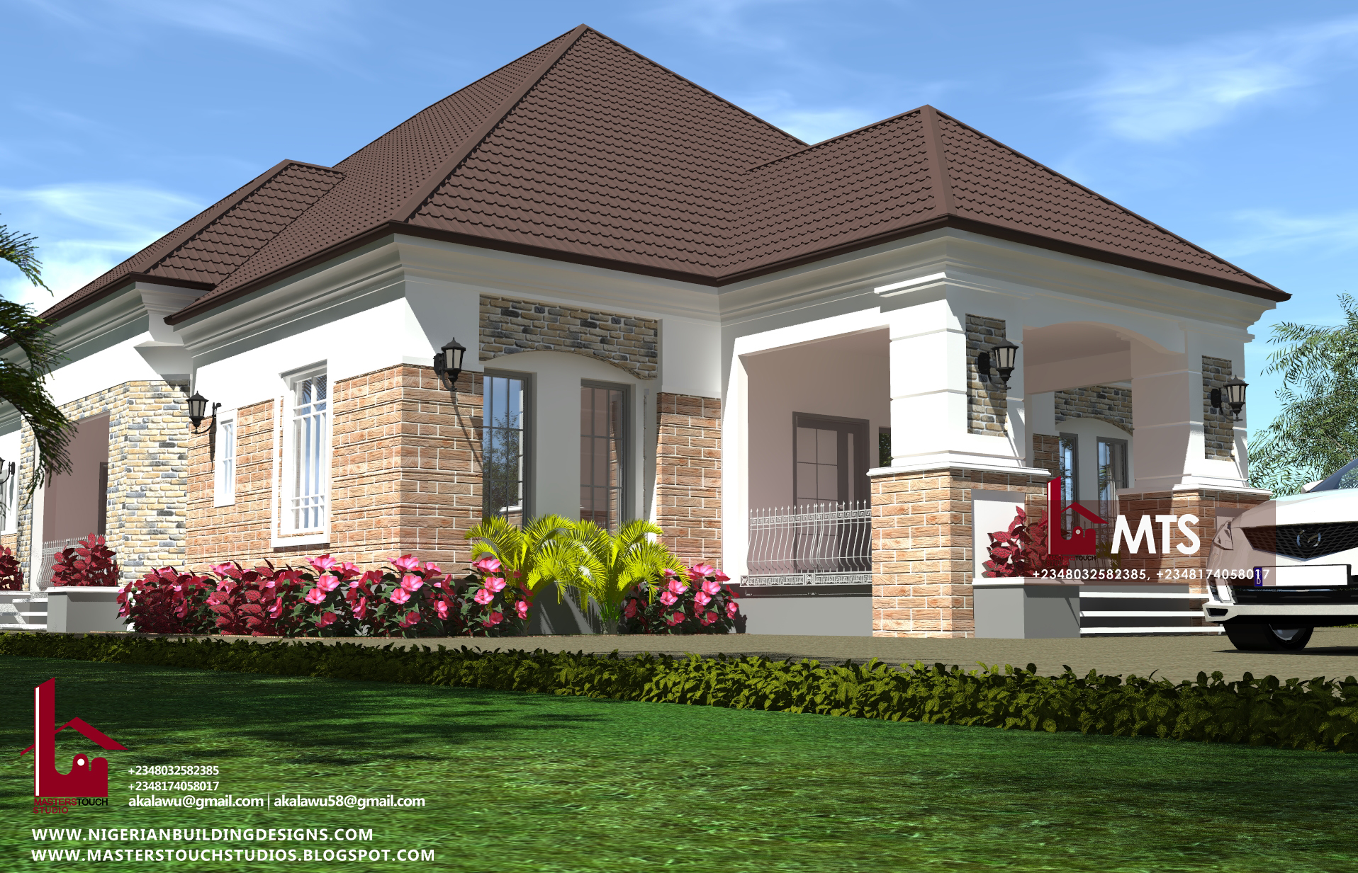 Floor Plan 5 Bedroom Bungalow House Plans In Nigeria