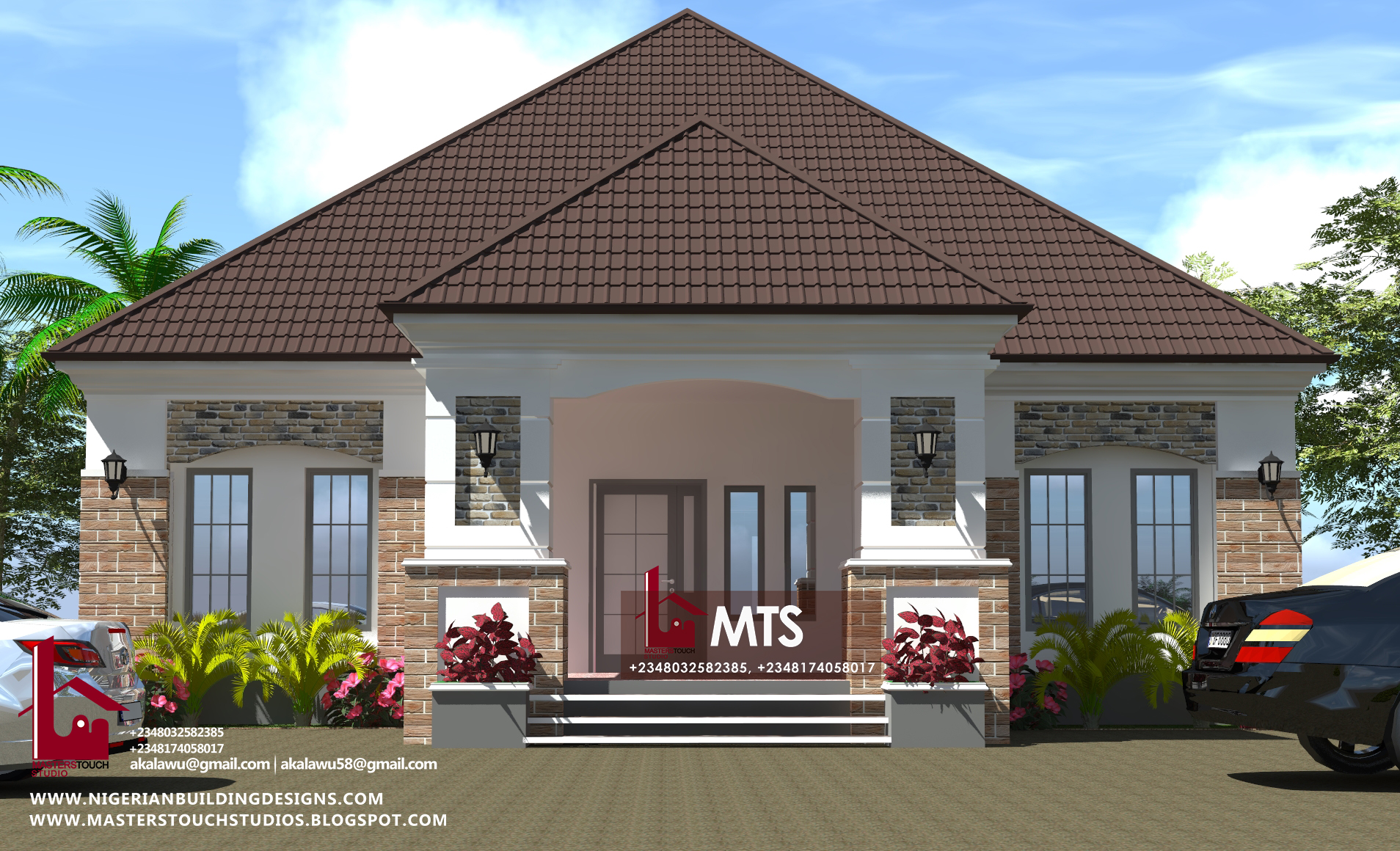 5 Bedroom Bungalow Plans In Nigeria Stylish 5 Bedroom Bungalow House 90C