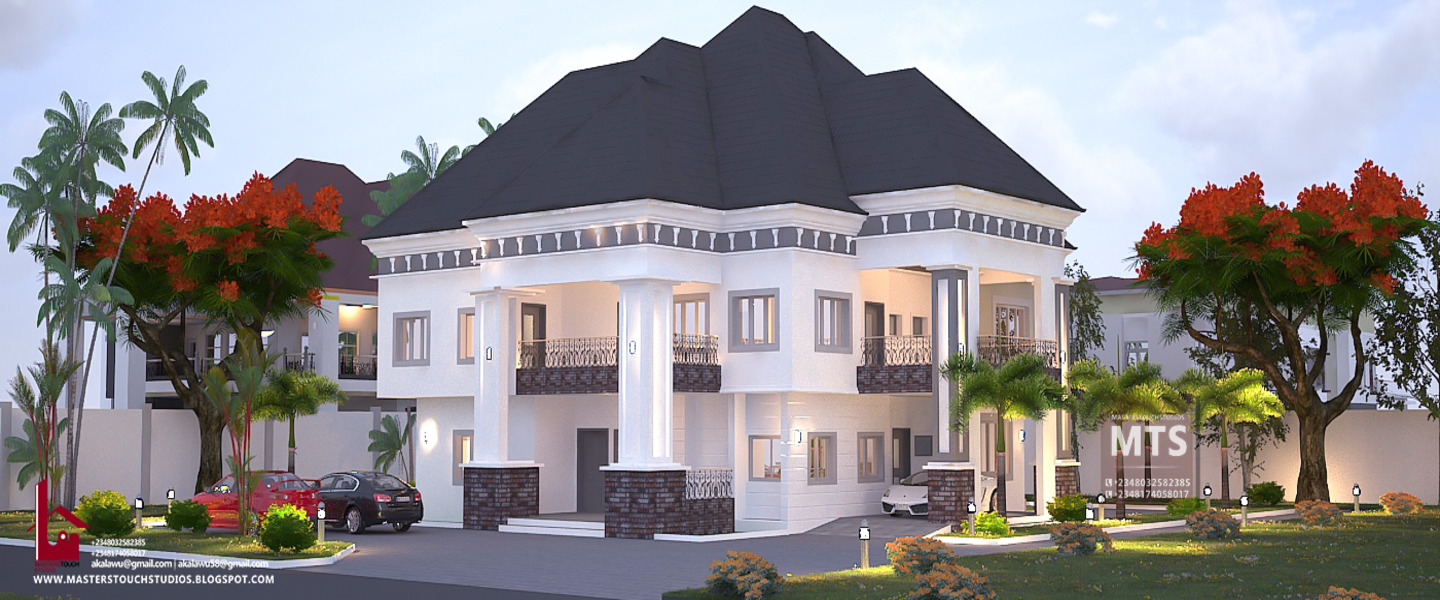 5 Bedroom Duplex Floor Plan In Nigeria - Home Alqu