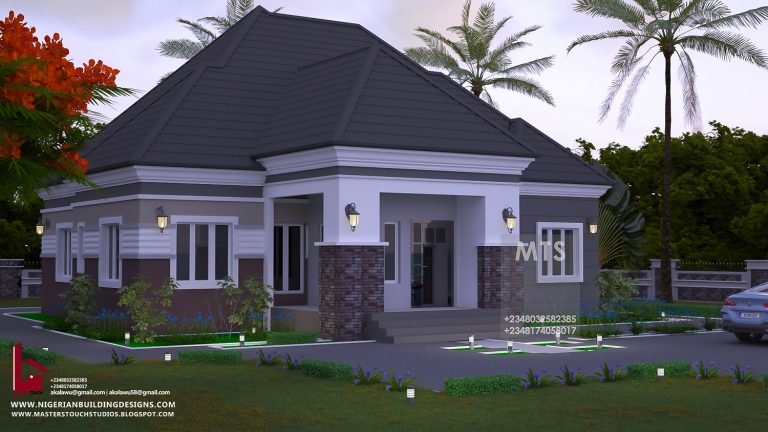 4 Bedroom Bungalow (RF 4022) – NIGERIAN BUILDING DESIGNS