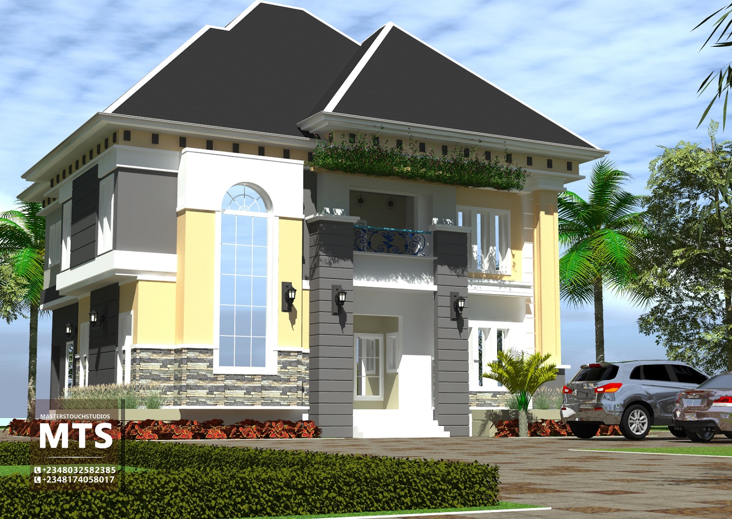 3 Bedroom Duplex Nigerian Building Designs