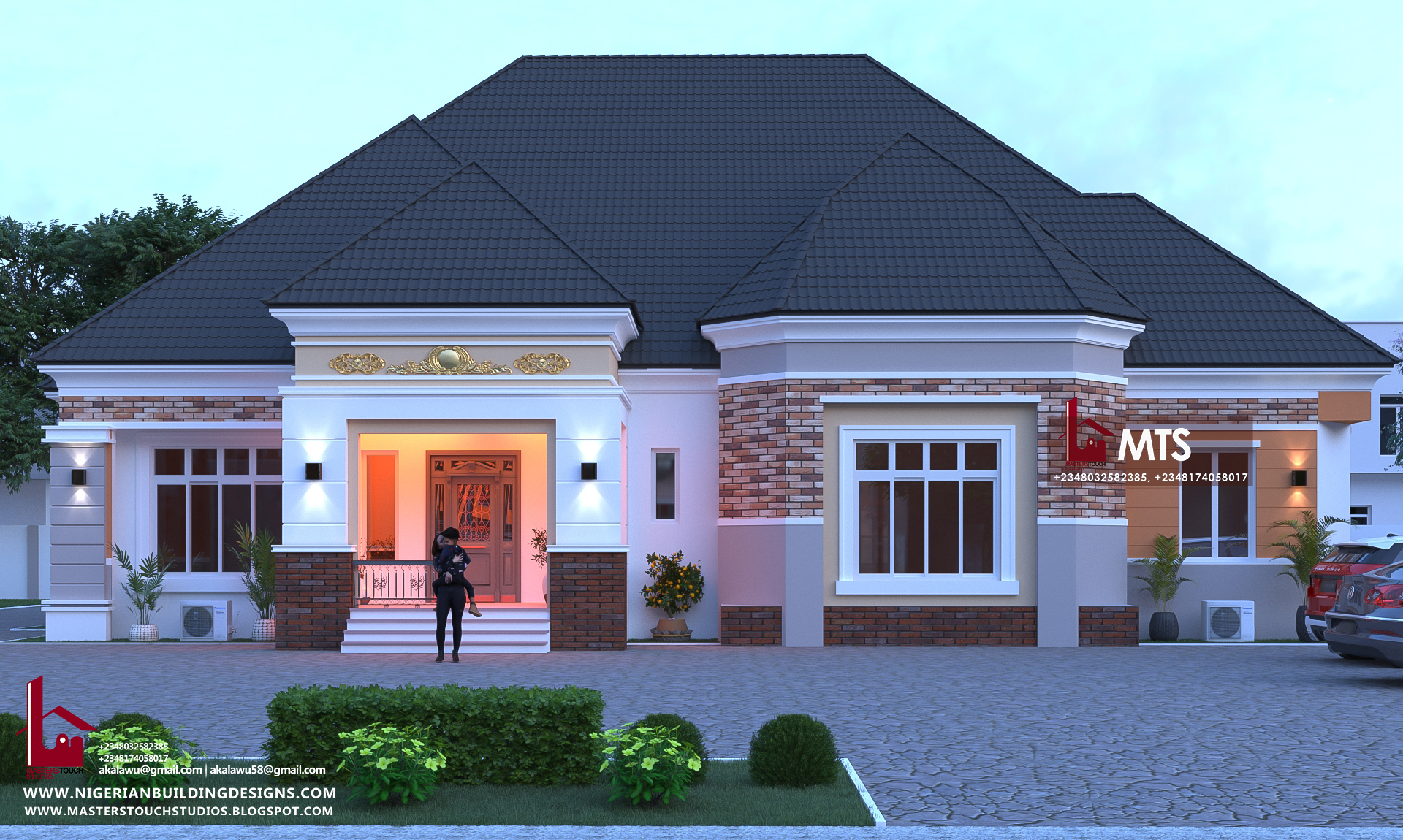 4 Bedroom Bungalow (RF 4028) – NIGERIAN BUILDING DESIGNS