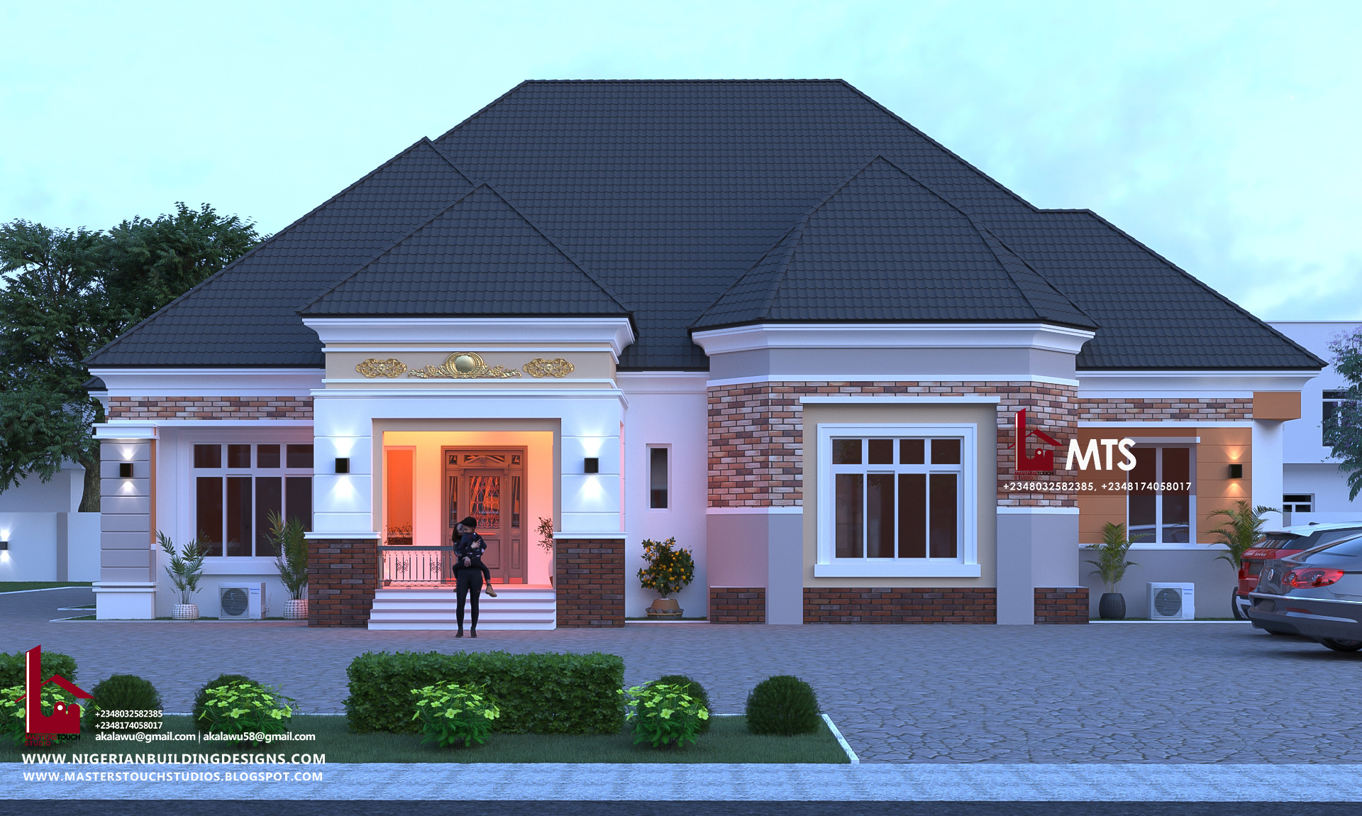 4 Bedroom Bungalow (RF 4028) – NIGERIAN BUILDING DESIGNS