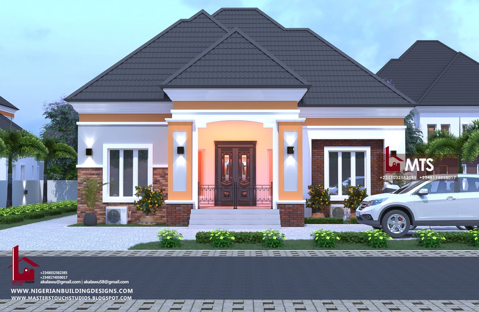 3 Bedroom Bungalow (RF 3009) – NIGERIAN BUILDING DESIGNS