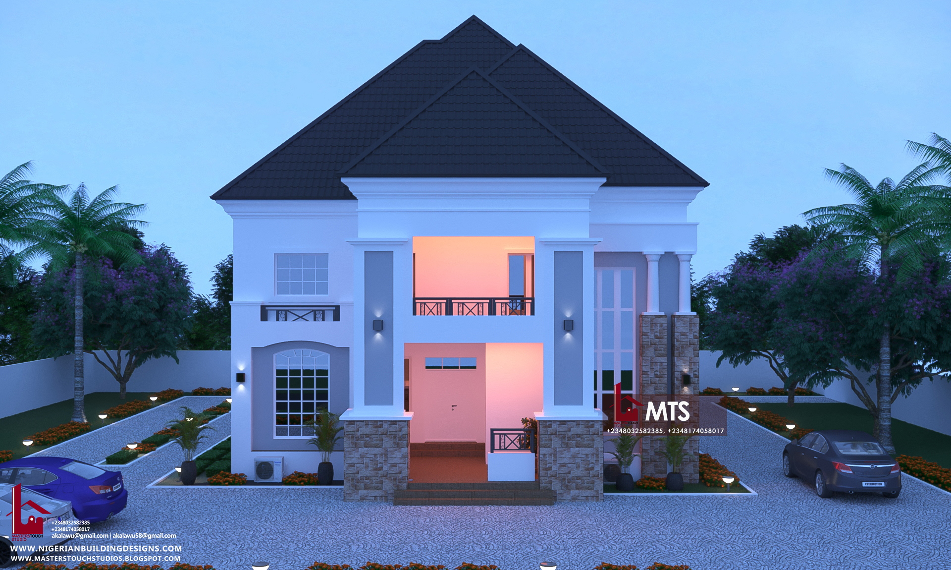 4 BEDROOM DUPLEX RF D4025 NIGERIAN BUILDING DESIGNS