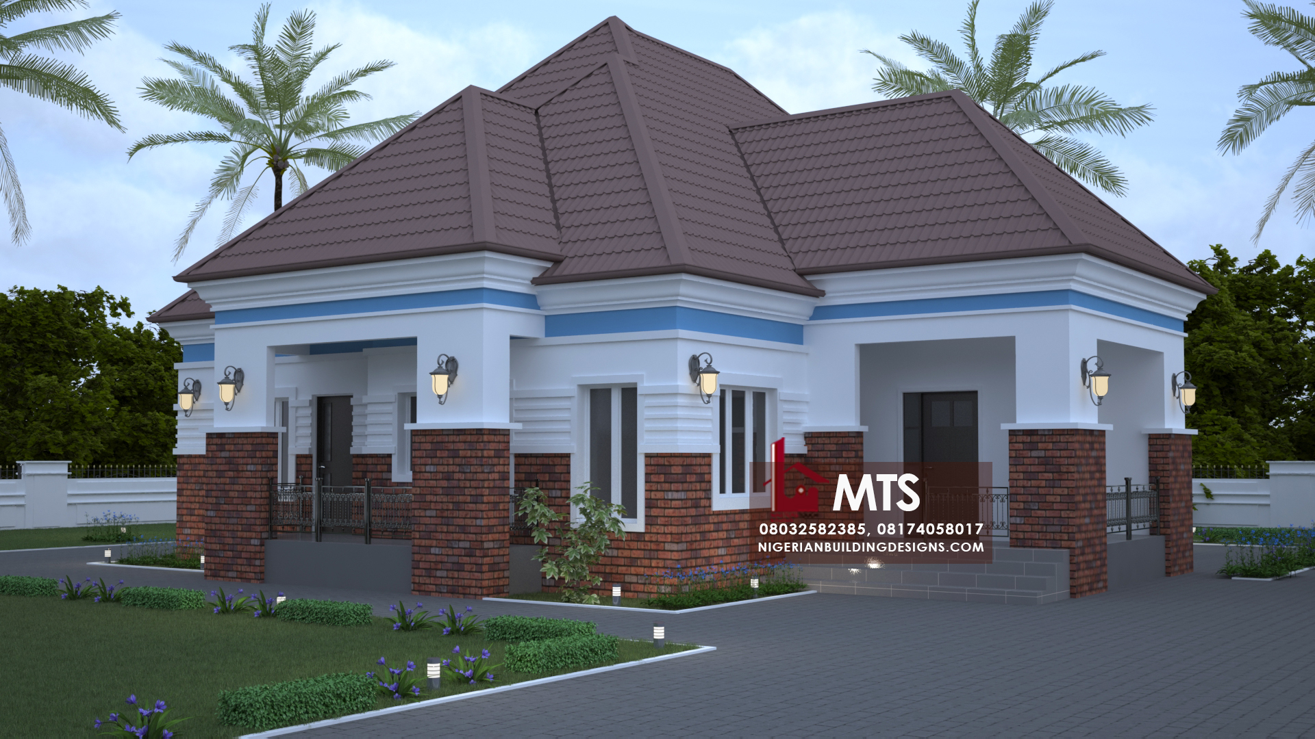 Building apartment flats nigerian residential flat contemporary architecture akpan type bedrooms