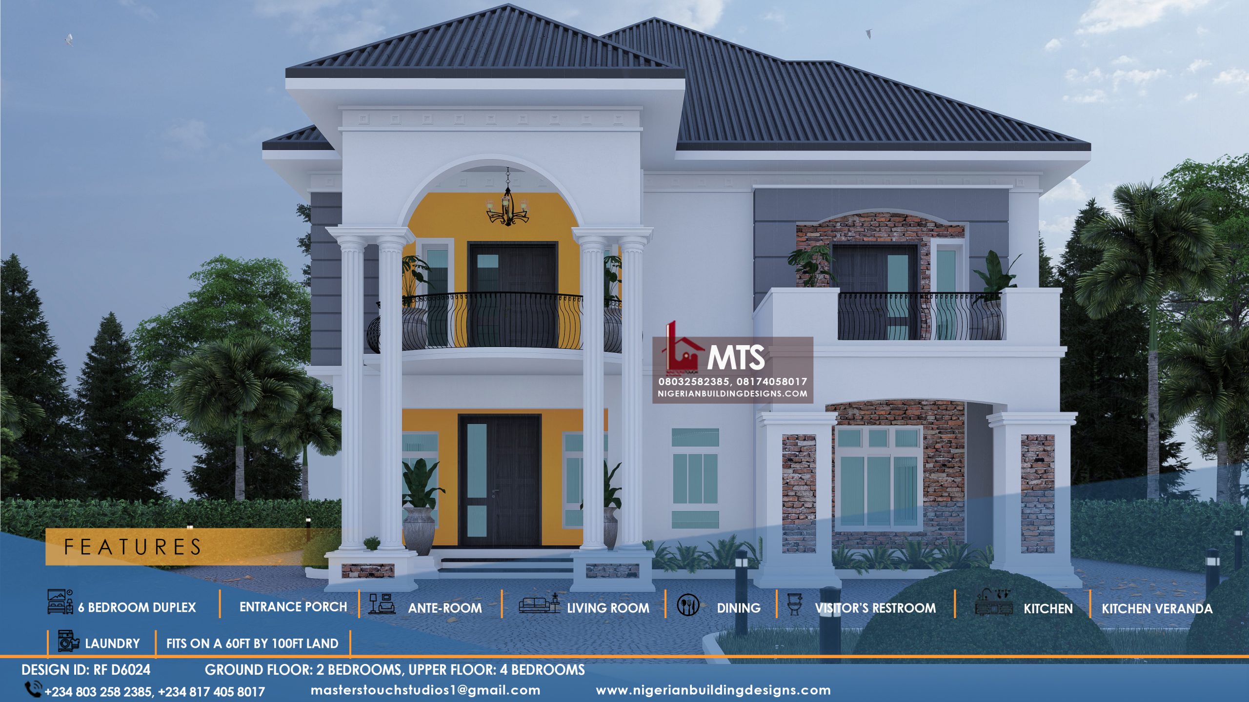 6-bedroom-duplex-nigerian-building-designs