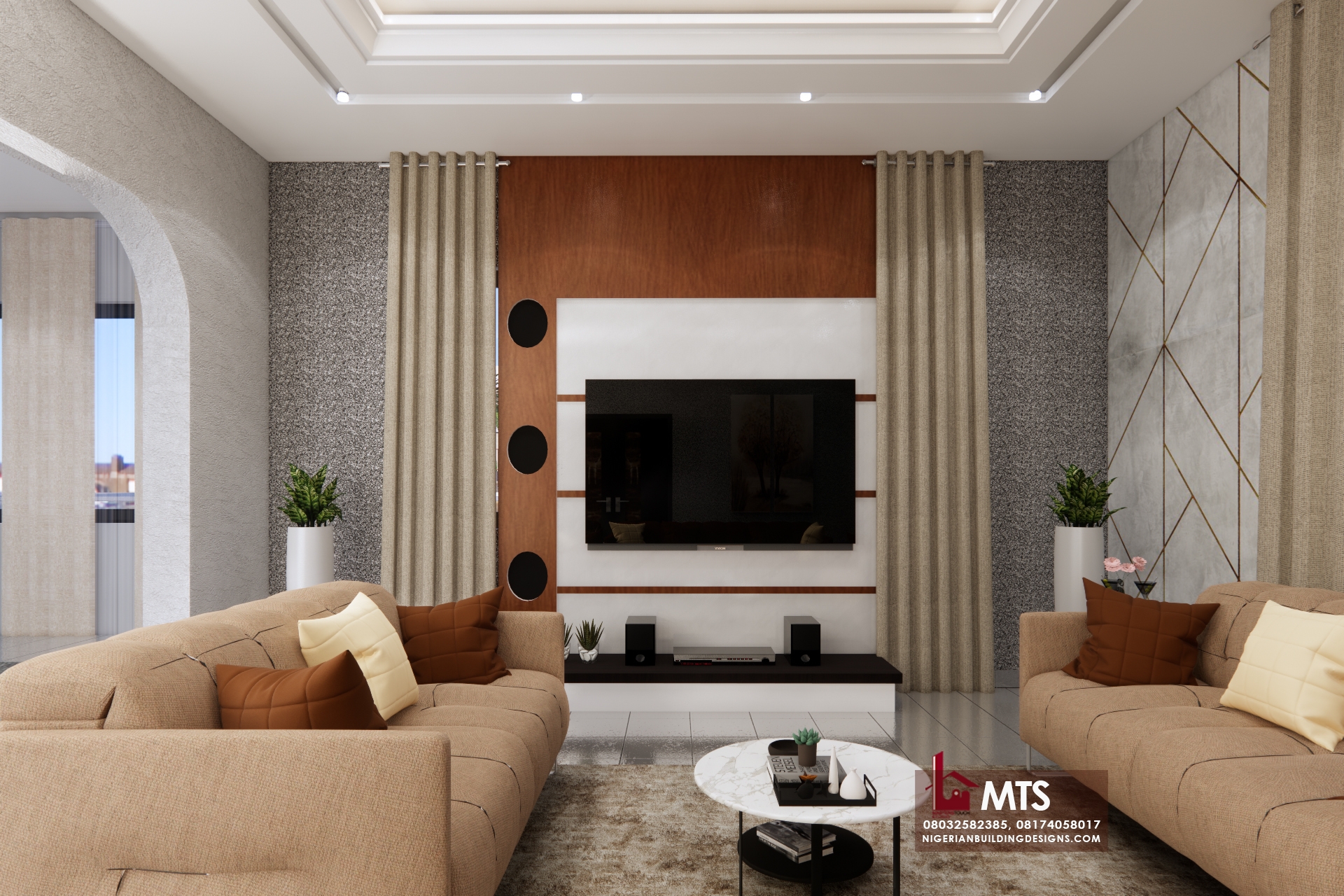 Living Room Interior Design Rf Lrm1003