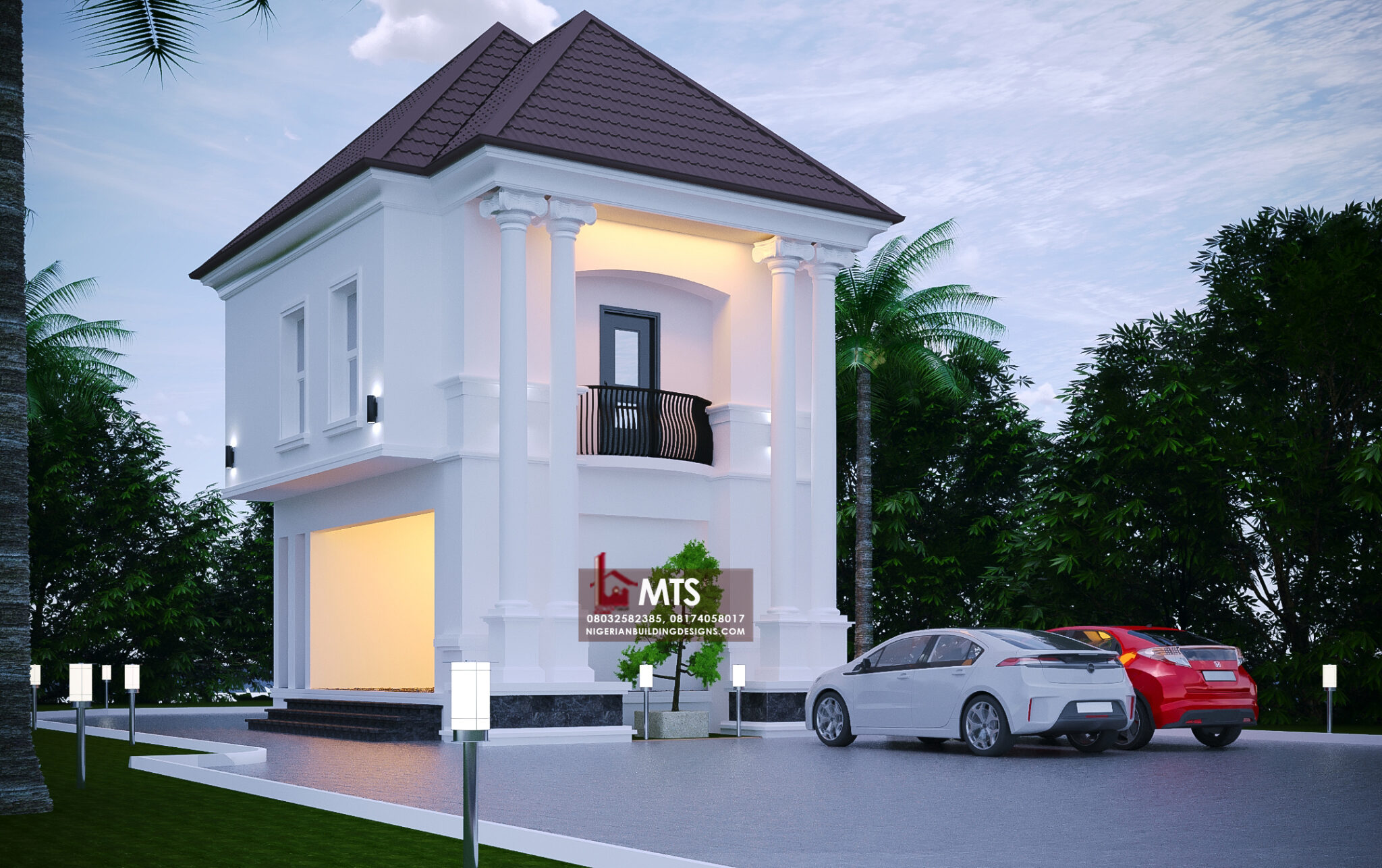 SECURITY HOUSE DESIGN((RF SHD1001) – NIGERIAN BUILDING DESIGNS