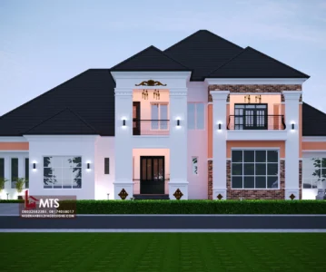 5 BEDROOM PENT DESIGN(RF P5009)
